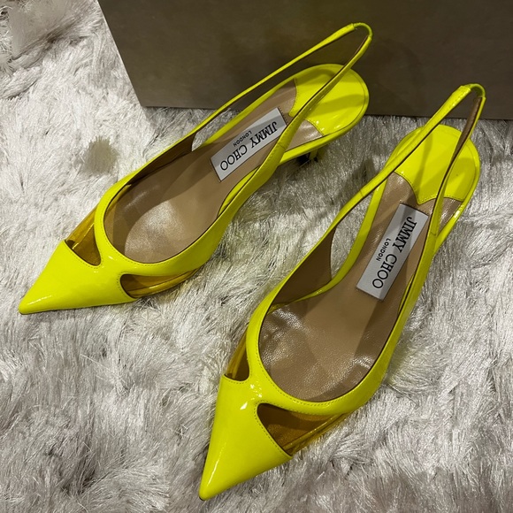Brand New Jimmy Choo Ginnie 65 Slingback Pointed Toe Pumps - Picture 3 of 12